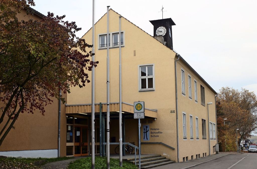Noch keine größeren Sanierungen an der Helene-Schoettle-Schule wegen Auftragsstau: Schoettle-Schule im Wartestand