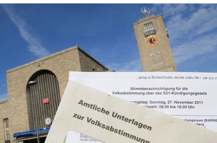 10 Jahre Volksabstimmung zu S21: Wie sich das Land für Stuttgart 21 entschied