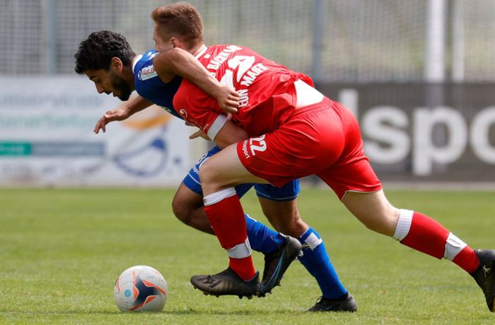 TSG Backnang gegen Stuttgarter Kickers: Baroudi mit Doppelpack – Kickers gelingt Auswärtssieg