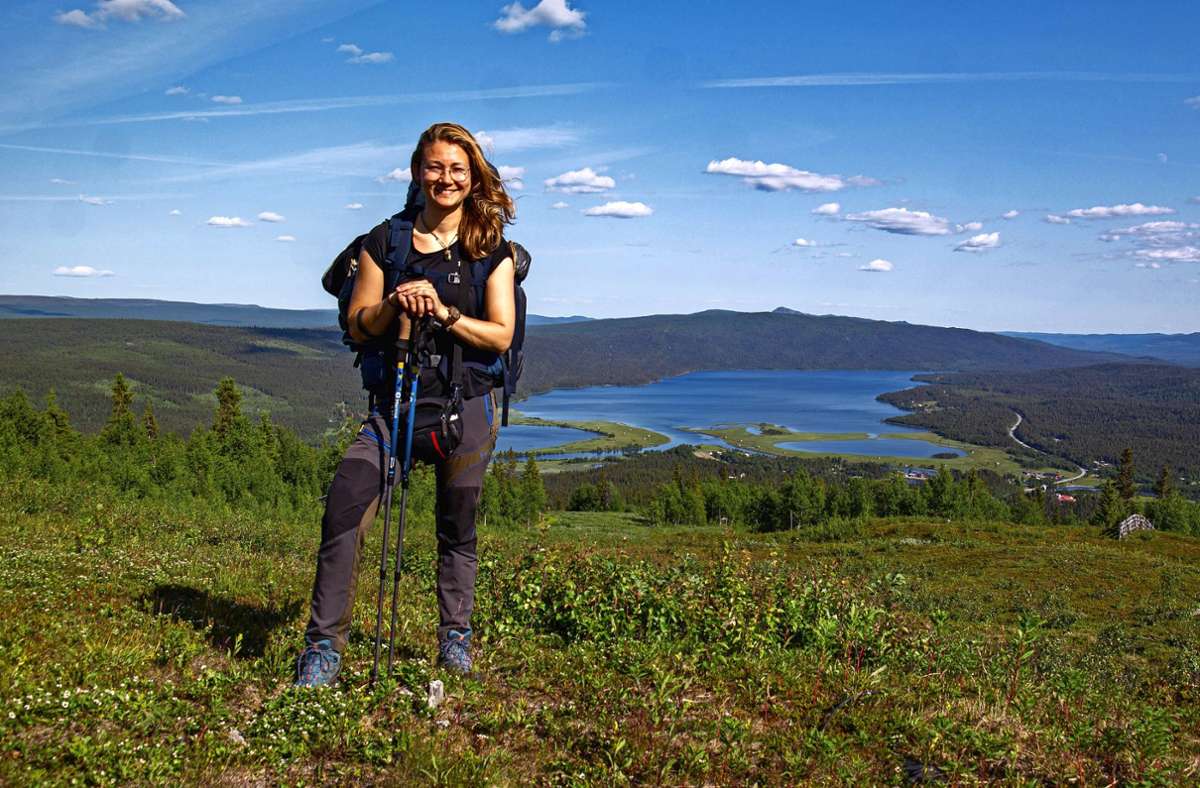 Nach Schweden mit dem ÖPNV:  Magdalena Karnassnigg nimmt lange Reisen auf sich.
