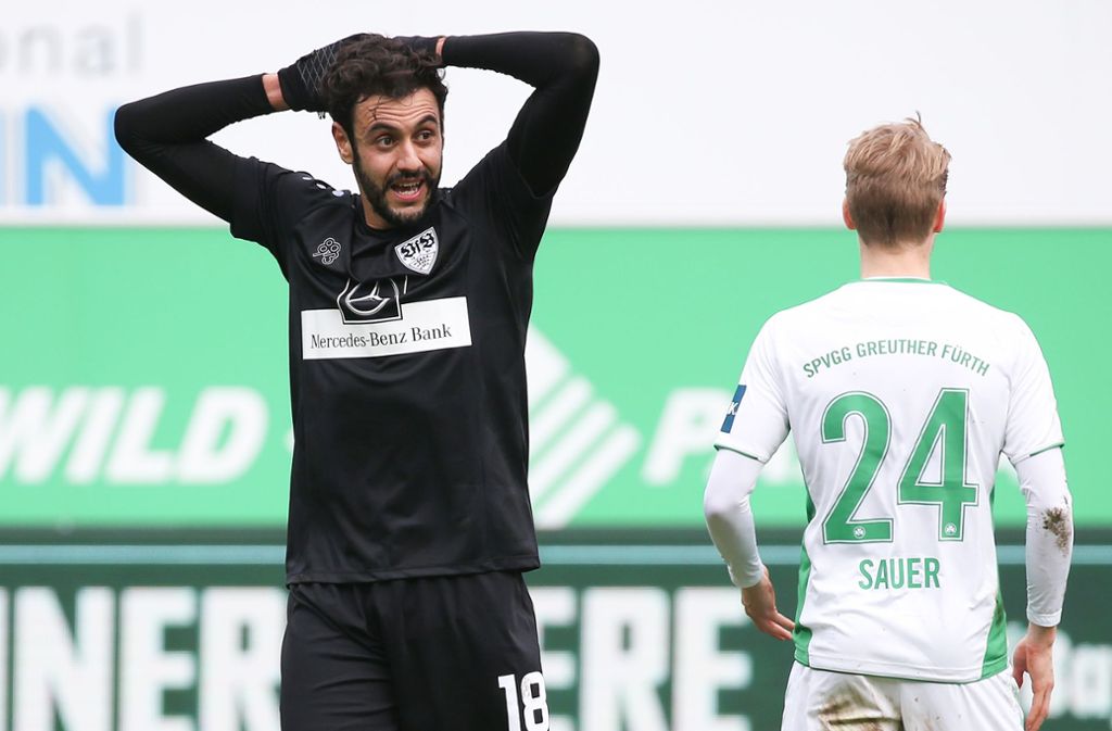 VfB Stuttgart gegen die SpVgg Greuther Fürth: Dämpfer für den VfB im Aufstiegsrennen