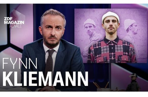 Jan Böhmernann hat sich Fynn Kliemann vorgenommen. Foto: ZDF//Youtube