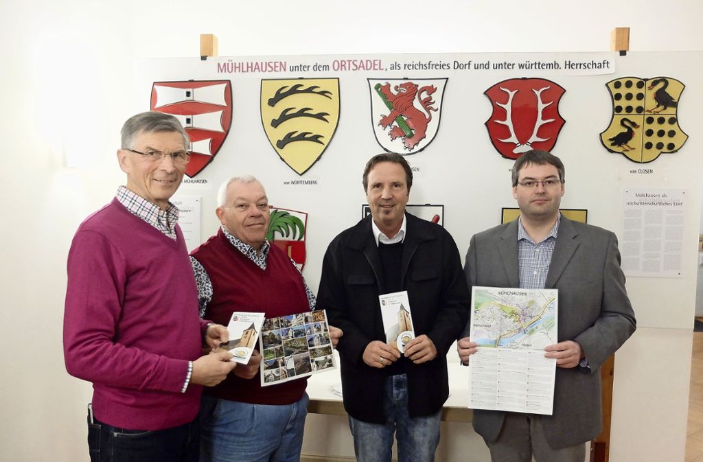 Bürgerverein Mühlhausen hat Faltblatt mit Spaziervorschlägen in Mühlhausen erstellt: Historischen Rundgang geschaffen