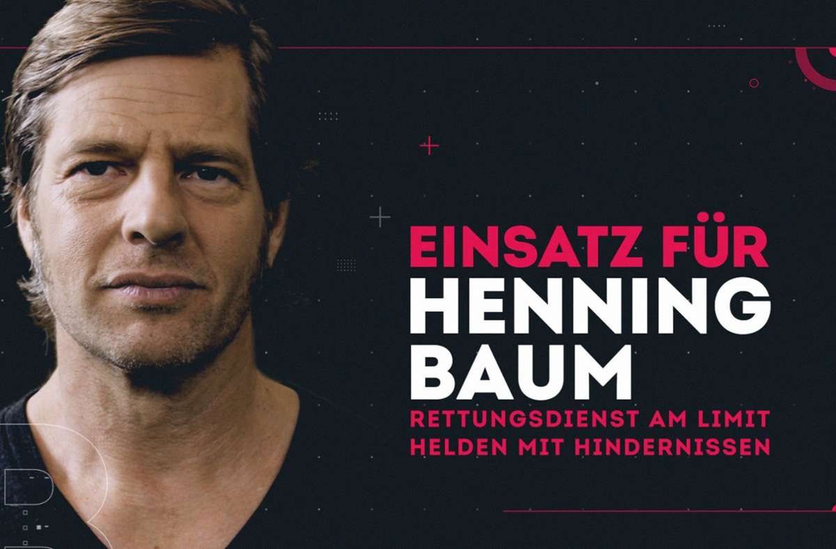 Wieder für RTL im Einsatz – dieses Mal als Rettungskraft: Henning Baum