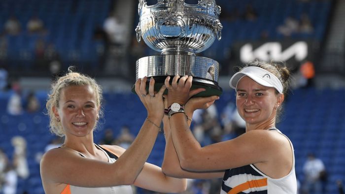 Katerina Siniakova und Barbora Krejcikova  sind im Doppel nicht zu schlagen