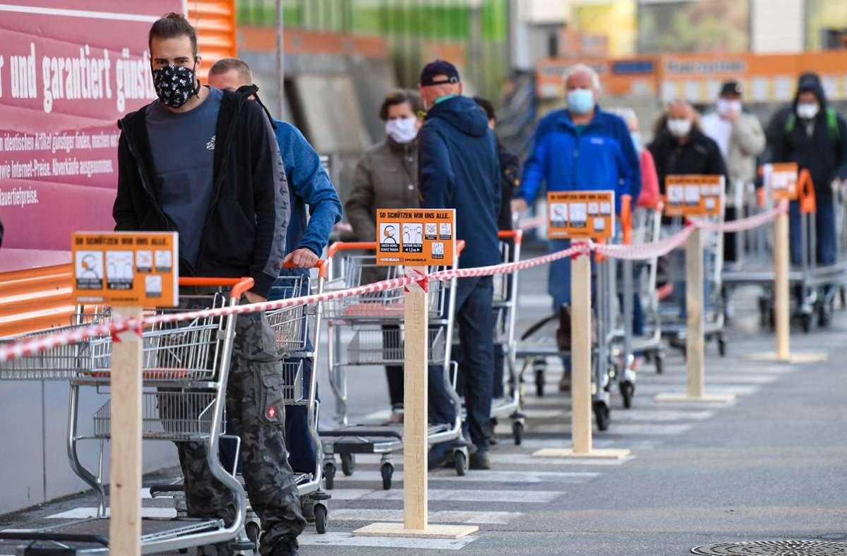 Einzelhandel im November: Bau- und Supermärkte profitieren nur wenig vom Teil-Lockdown