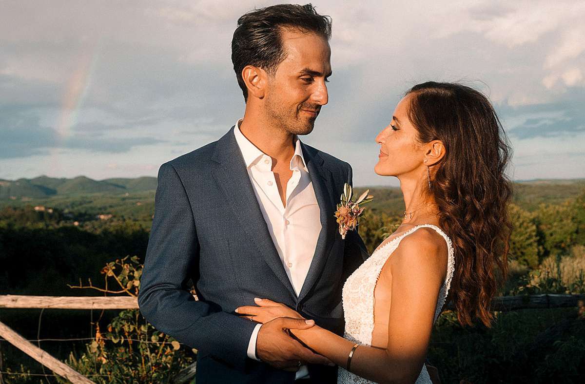 Giulia Cardascia und Serkan Eren haben im August in Siena geheiratet.