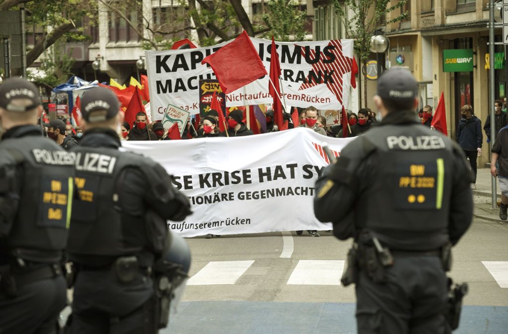 Tag der Arbeit in Stuttgart: Mai-Demos im Zeichen der Corona-Pandemie