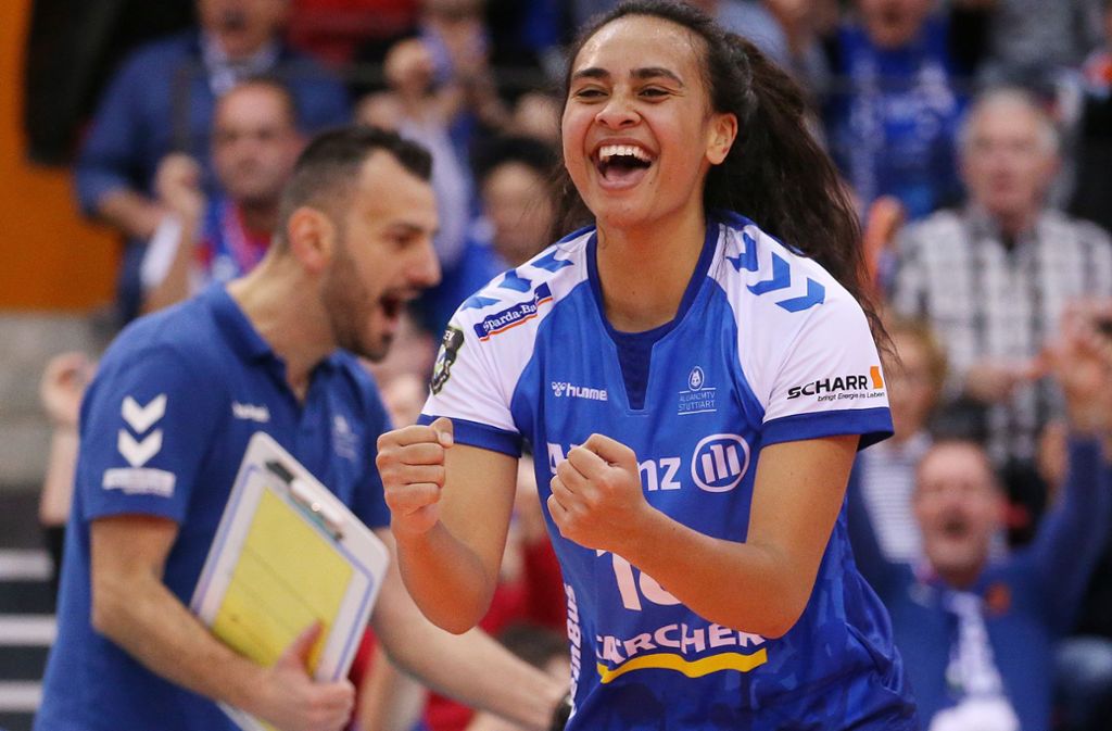 Volleyball – Allianz MTV Stuttgart: Ainise Havili - Die Gewinnerin  beim Sieger