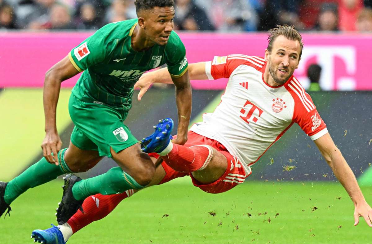 Fußball-Bundesliga: Kanes erste Tor-Kostproben dahoam - Doppelpack gegen Augsburg