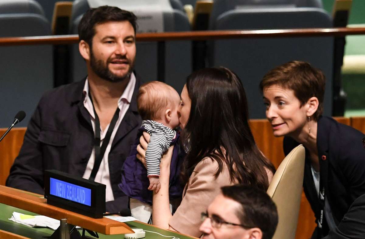Reden vor der UN-Vollversammlung halten und Mutter sein – Jacinda Ardern hat gezeigt, dass beides geht.