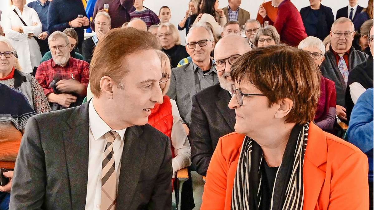 SPD im Kreis Ludwigsburg: Parteichefin Esken   wirbt um Zuversicht