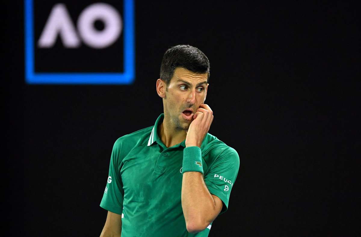 Wie geht es im Fall Novak Djokovic weiter? Foto: AFP/PAUL CROCK