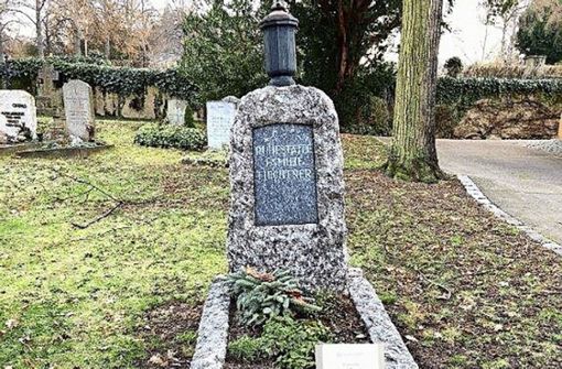 Das Grab von Eduard Fiechtner wurde inzwischen wieder hergerichtet. Foto: GFF (z)