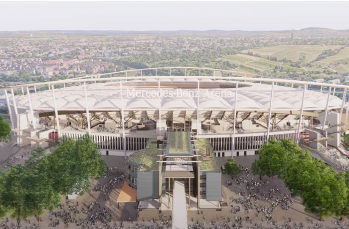 Stadionumbau beim VfB Stuttgart: So soll die neue Arena aussehen