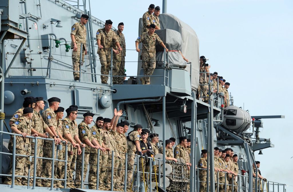 Weltweit im Einsatz: Die Fregatte Bayern kehrt von einem Einsatz vor der Küste Somalias zurück. In ihrer 64-jährigen Geschichte war die Bundeswehr vor allem in Afrika und im Nahen Osten aktiv.