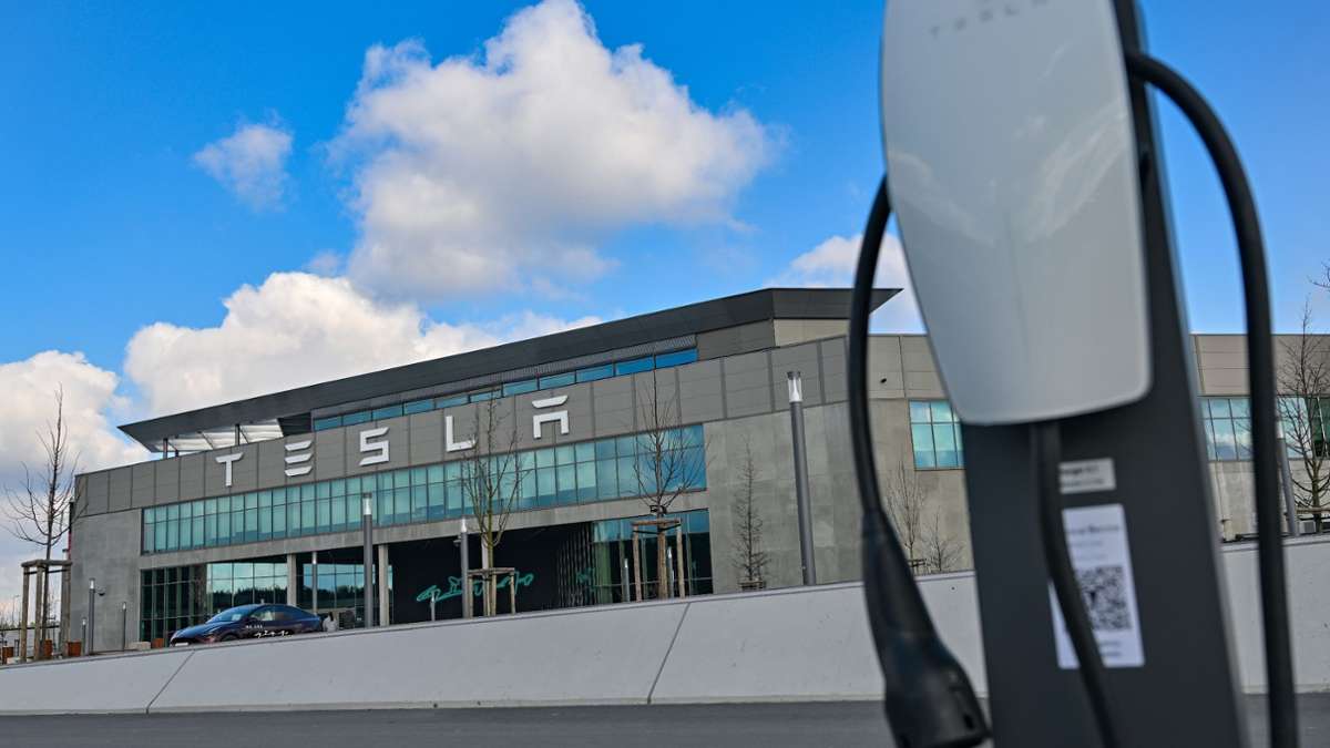 Die Tesla-Gigafactory in Grünheide.