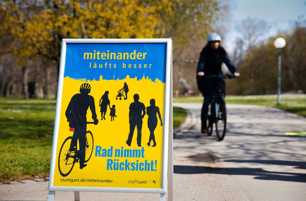 Verkehrssicherheit in Stuttgart: Radfahrer sollen mehr Rücksicht nehmen