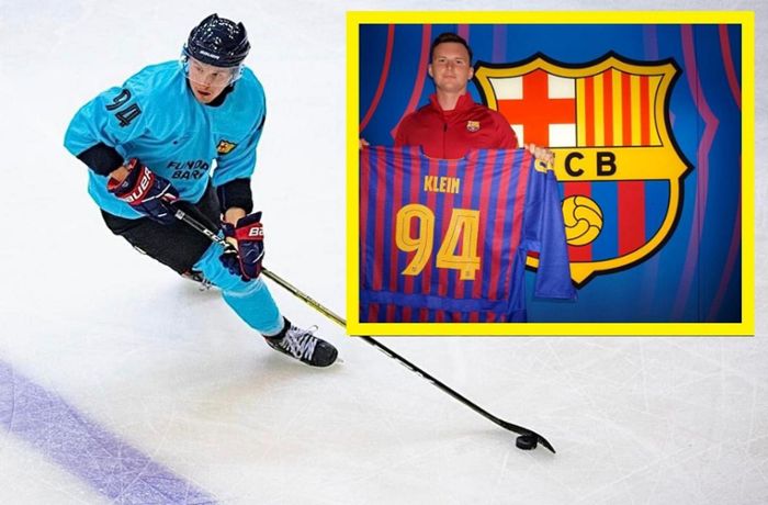 Ein weiterer Deutscher  beim FC Barcelona: Artem Klein  – der Eishockey-Exot