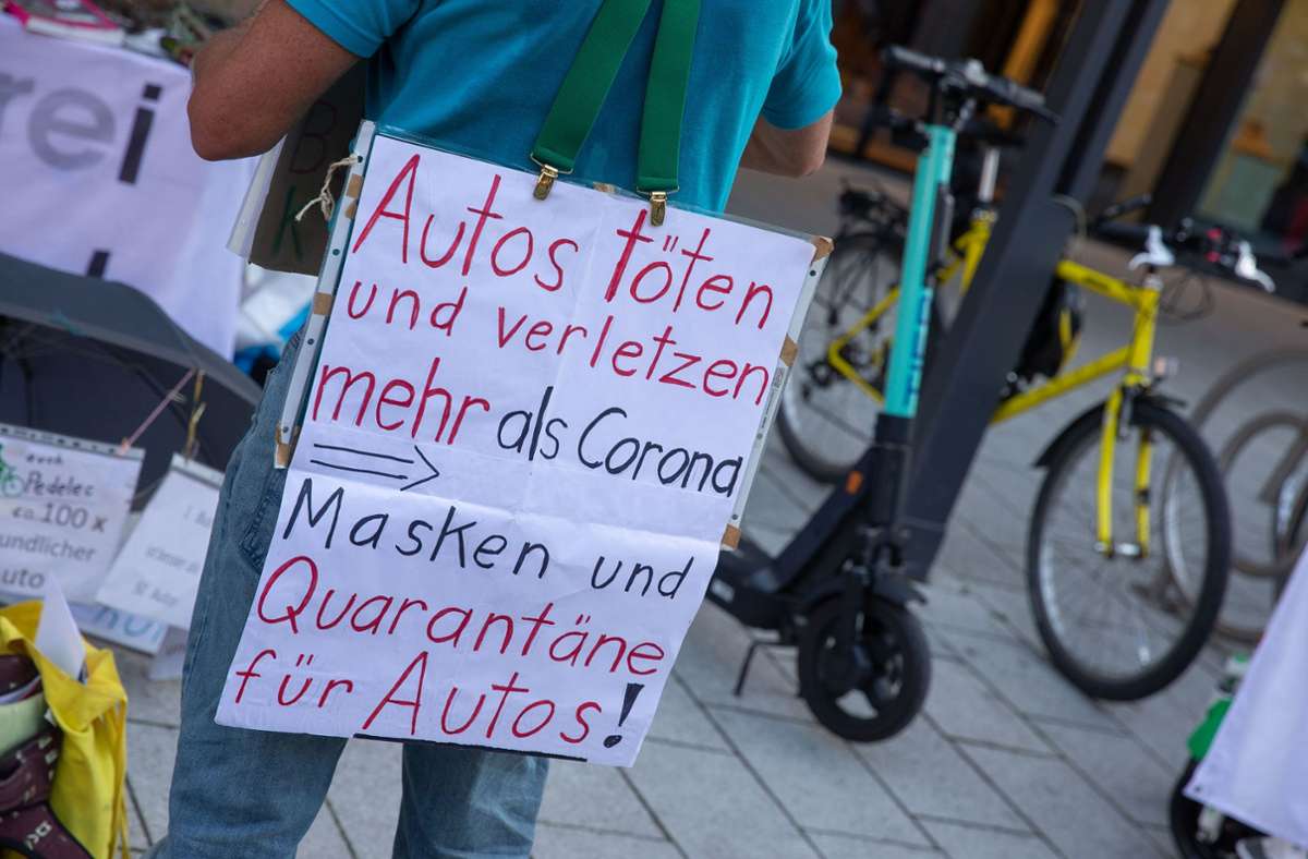 Demo in Stuttgart: Bündnis fordert konsequente Verkehrswende