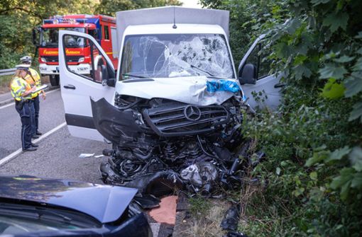Am Donnerstag kam es auf der Landstraße  zwischen Marbach und Murr zu einem tödlichen Unfall. Foto: 7aktuell.de/Simon Adomat