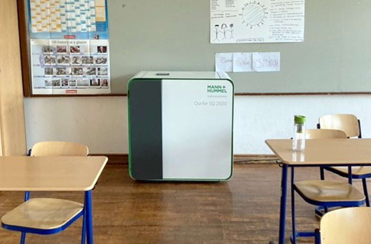 Luftfilter gegen Corona: Mann+Hummel: Engpässe bei Geräten für Schulen möglich