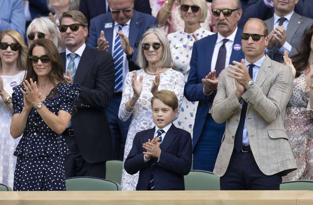 Prinz George war zum ersten Mal in Wimbledon dabei.