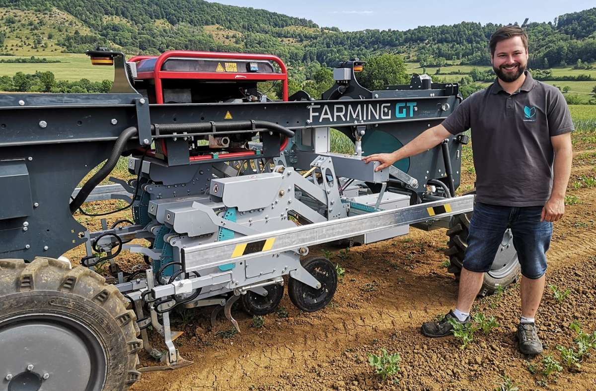 Landwirtschaft und  Künstliche Intelligenz: Ein Roboter aus Ludwigsburg macht Chemie überflüssig