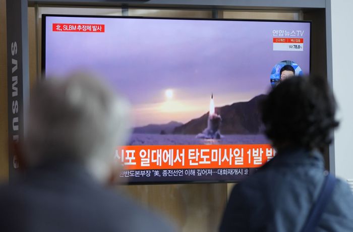 Informationen aus Südkorea: Nordkorea testet erneut U-Boot-Rakete