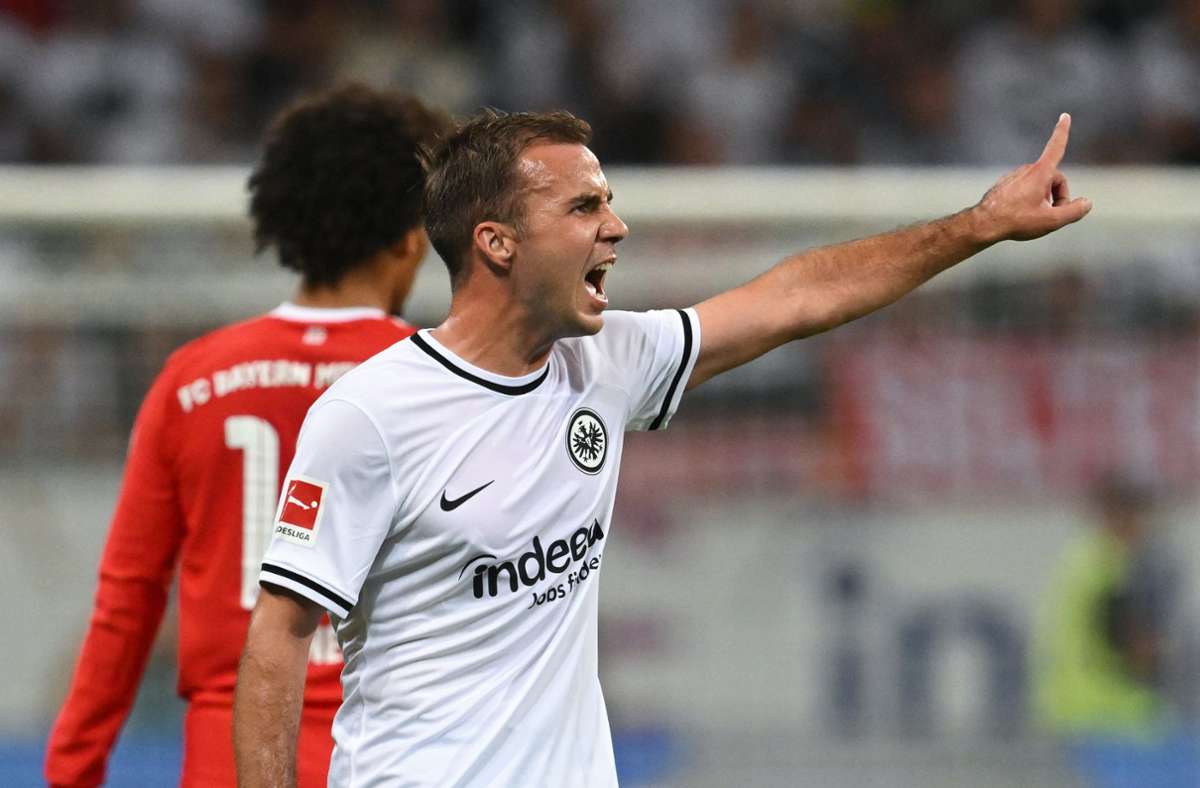 Mario Götze will mit Eintracht Frankfurt den UEFA Supercup gewinnen. Foto: dpa/Arne Dedert