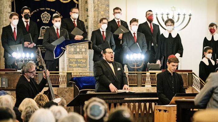 Musik schlägt eine Brücke in der Synagoge in Stuttgart