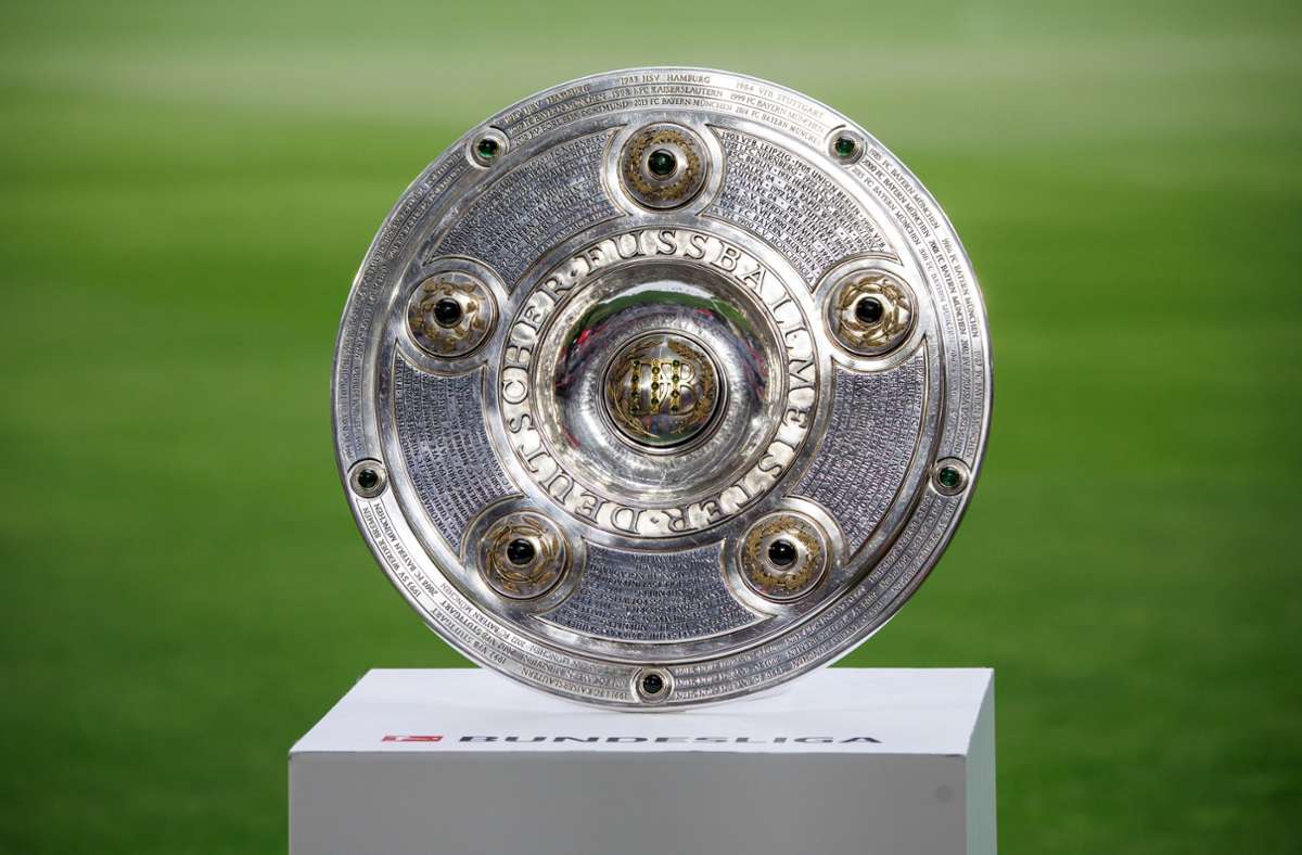 Fußball-Bundesliga: Original-Meisterschale am Samstag in Dortmund