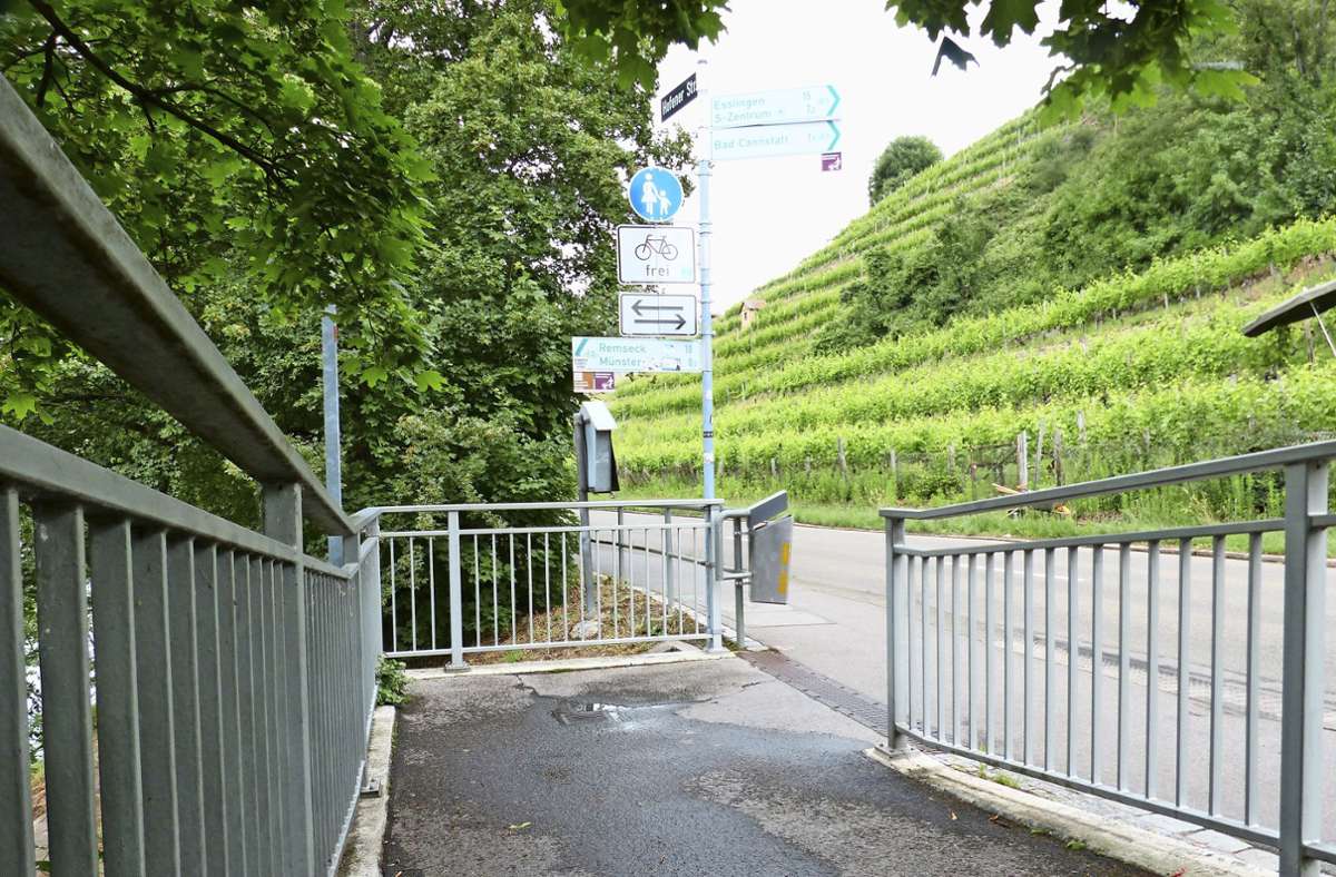 Gefahrenherd in Stuttgart-Bad Cannstatt: Münstersteg soll sicherer werden
