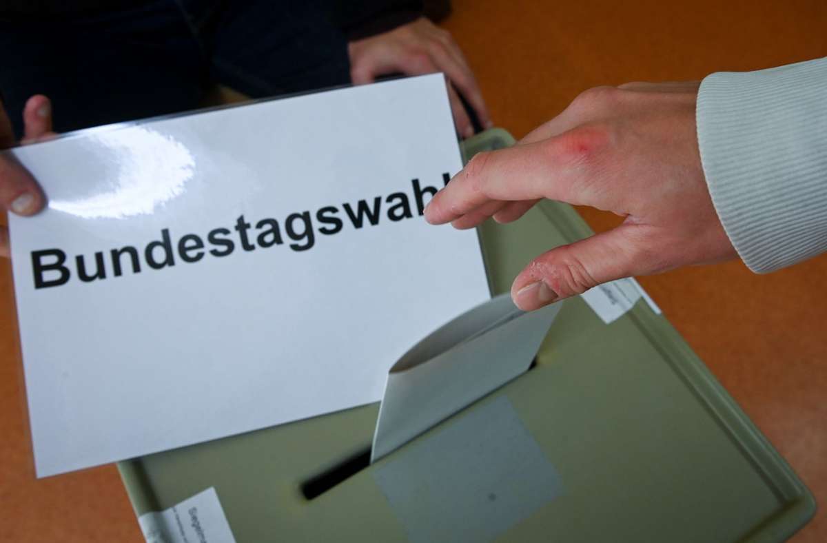 Die erste Hochrechnung zur Bundestagswahl ist da. (Symbolbild)