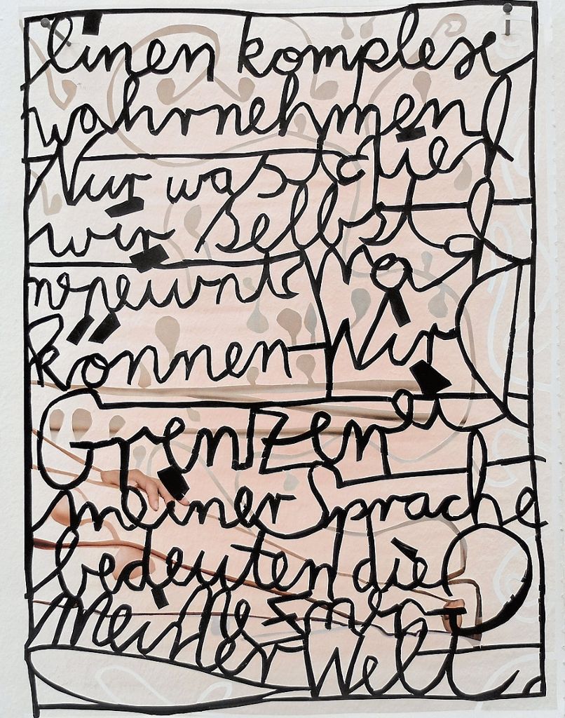 G           B          ad Cannstatt          :           Ausstellung der Gruppe Linienscharen im Atelier Wilhelmstraße 16: Schrift, Bilder und Linien