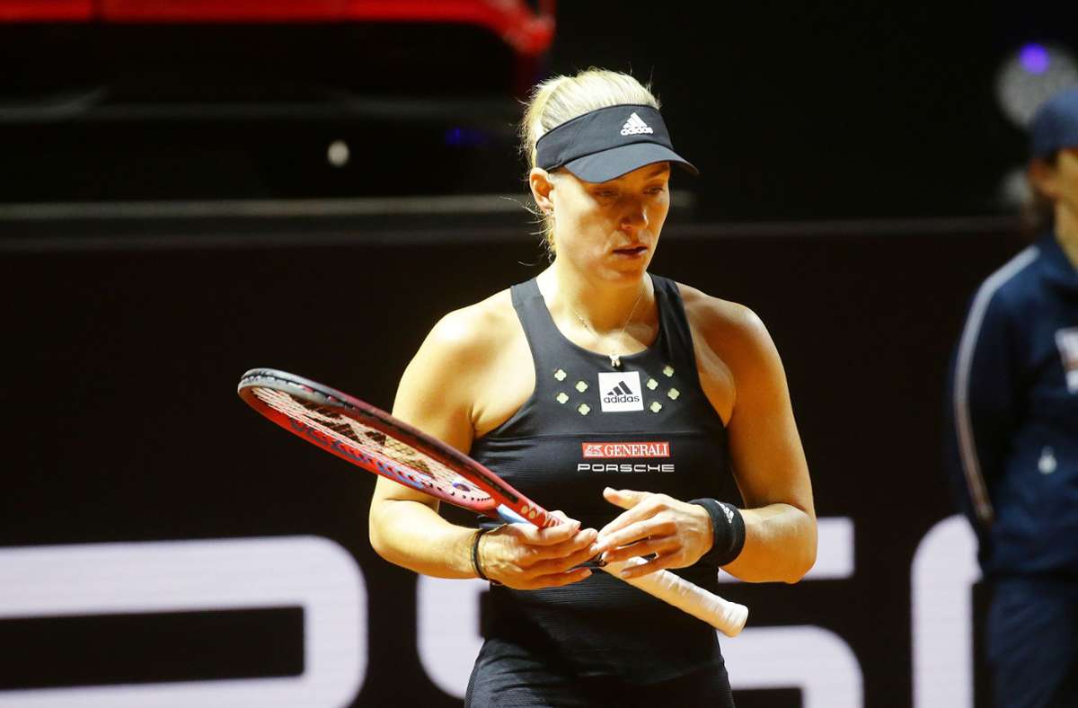 Porsche Tennis Grand Prix in Stuttgart: Angelique Kerber verliert Erstrundenspiel