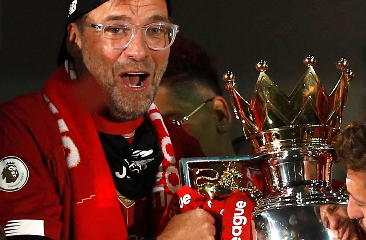 Jürgen Klopp kann den dritten großen Erfolg mit dem FC Liverpool feiern. Foto: AFP/PHIL NOBLE