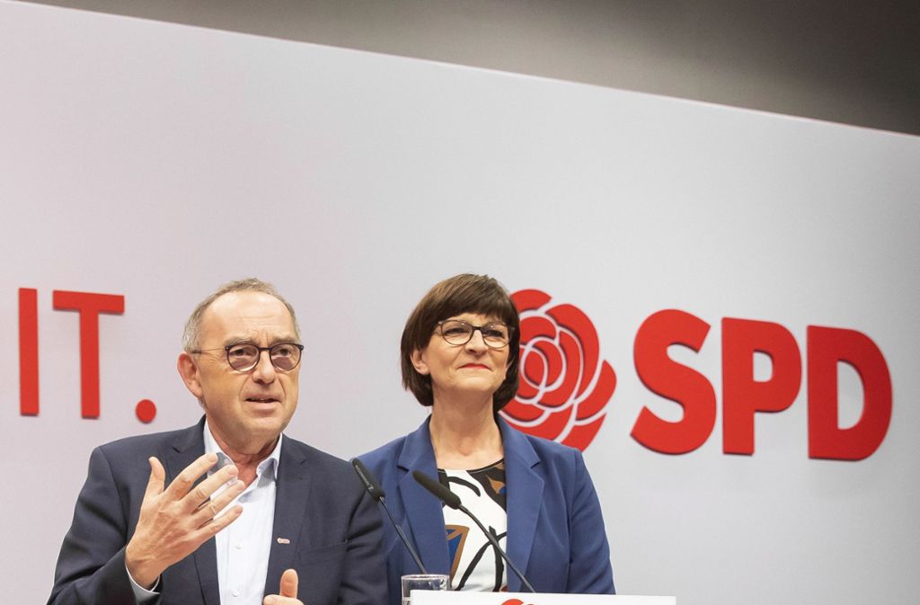 Saskia Esken und Norbert Walter-Borjans: Die SPD hat sich beruhigt
