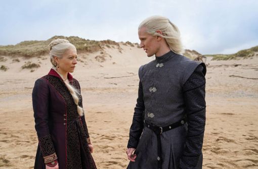 „Game of Thrones“ bekommt einen Spin-Off – hier eine Szene vom Set von „House of the Dragon“. Foto: HBO/a