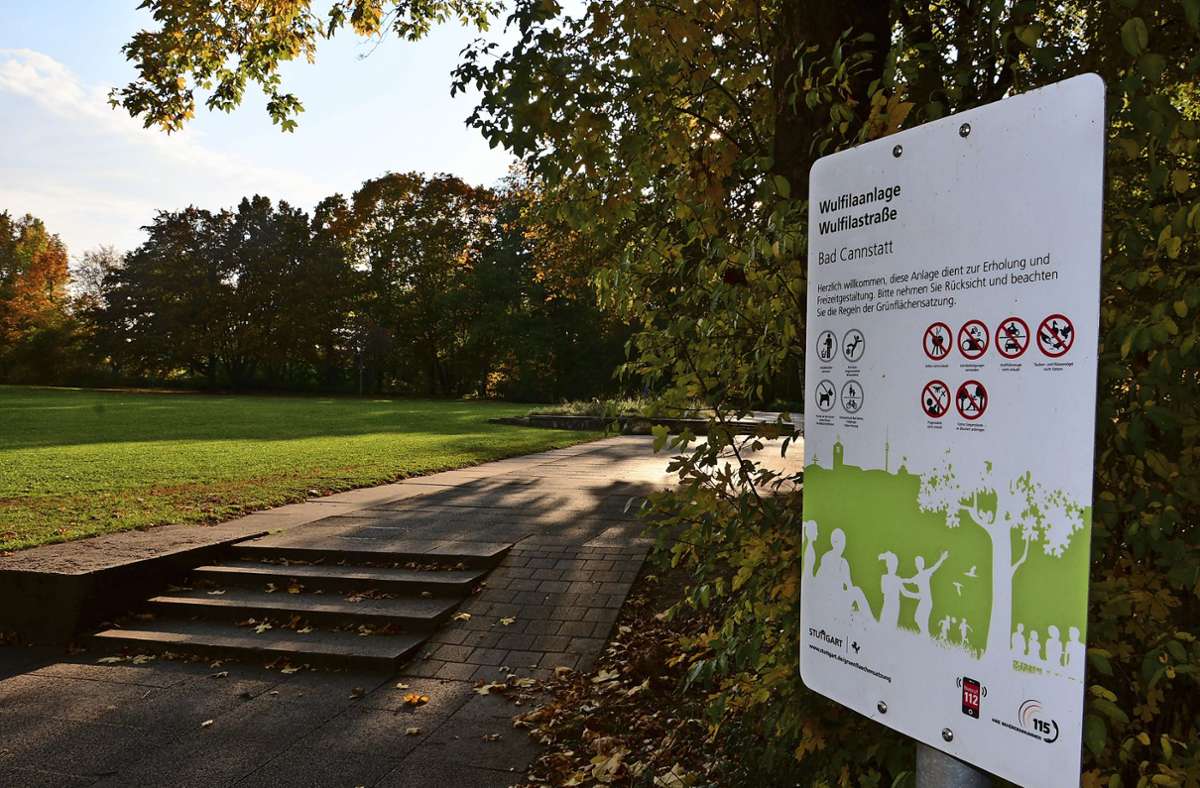 Parks in Bad Cannstatt: Wulfilaanlage wird umgebaut