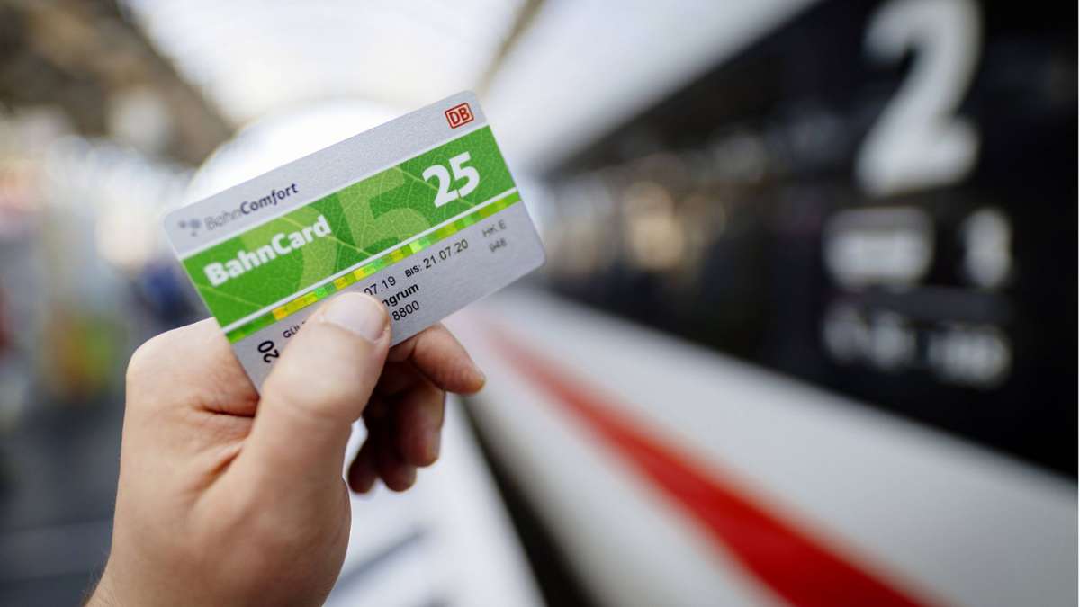 Deutsche Bahn: Bahncard 25 und 50 bald nicht mehr als Plastikkarte verfügbar