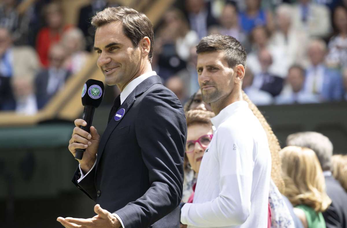 Einer darf natürlich nicht fehlen: Tennis-Legende Roger Federer.