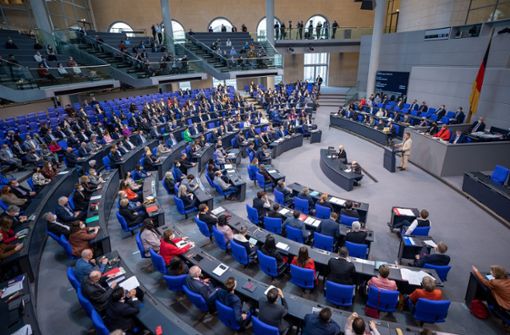 Im Bundestag wird über die Impfpflicht debattiert. Foto: dpa/Michael Kappeler