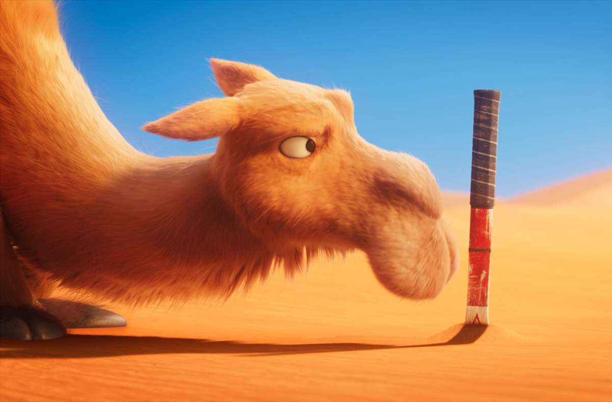 „Itchy, the Camel“ (Kanada): Ein Kamel findet in der Wüste einen Tennisschläger und geht in eine Duell mit einer Ballmaschine.
