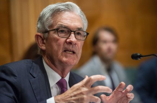 Der US-Notenbank-Chef Jerome Powell hat mit seinen Aussagen die Aktienkurse in den Keller geschickt. Foto: dpa/Rod Lamkey - Cnp