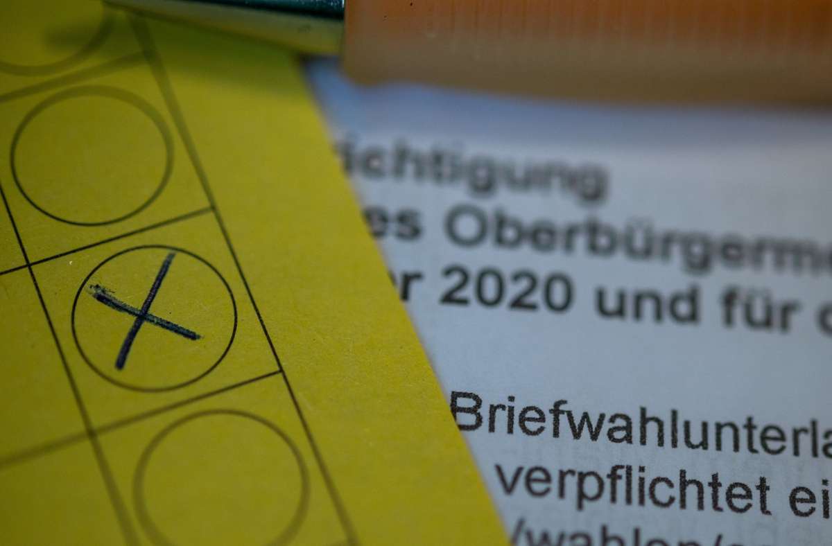 Rund 450 000 Menschen sind in Stuttgart zur Wahl aufgerufen.