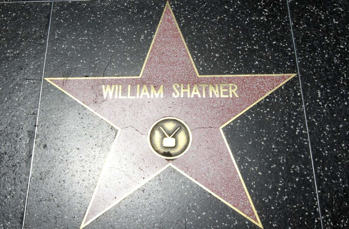 Keine Frage, auch Shatner hat seinen  Stern in Hollywood.