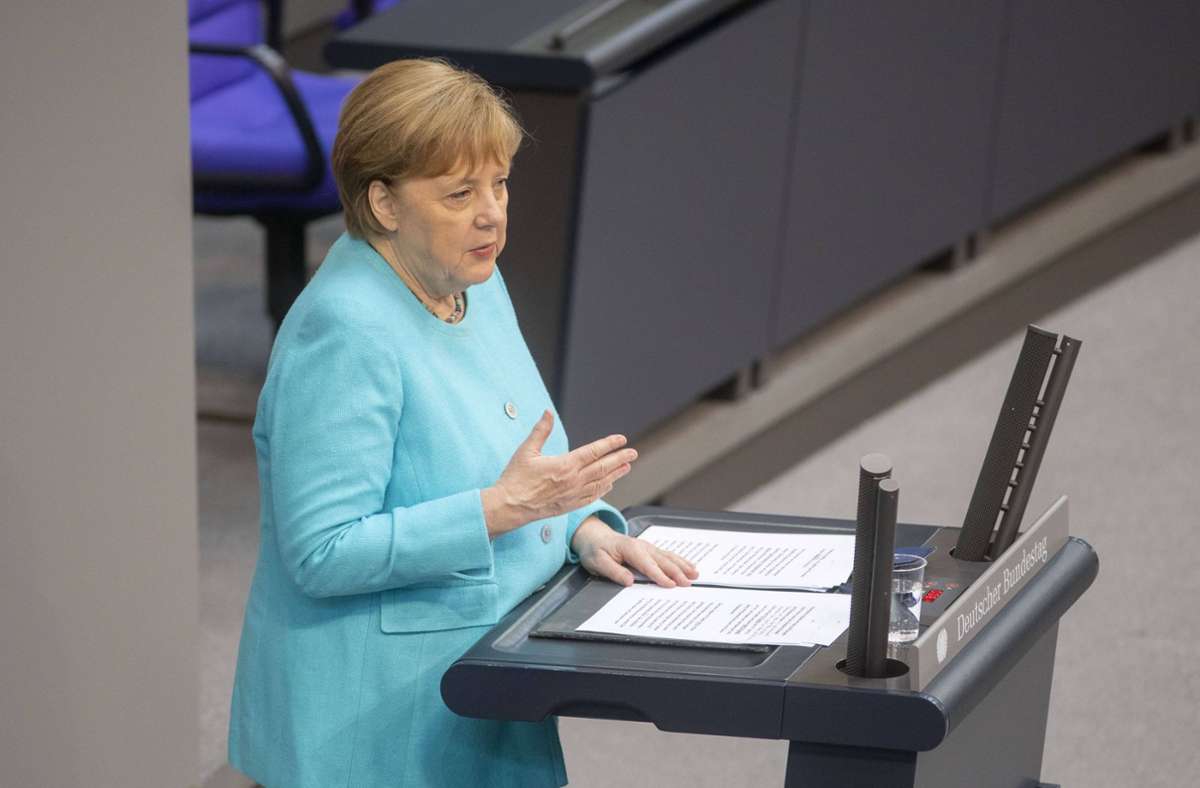 Am 20. Juni 2021 hält Angela Merkel ihre letzte Regierungserklärung als Bundeskanzlerin. Künftig wird an dieser Stelle ein neuer Kanzler oder eine neue Kanzlerin sprechen.