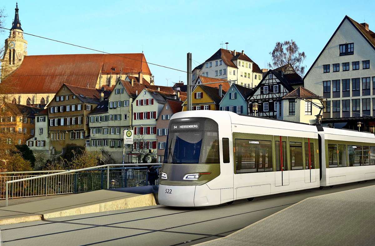 Widerstand gegen Stadtbahn: Acht Kilometer Schiene spalten Tübingen