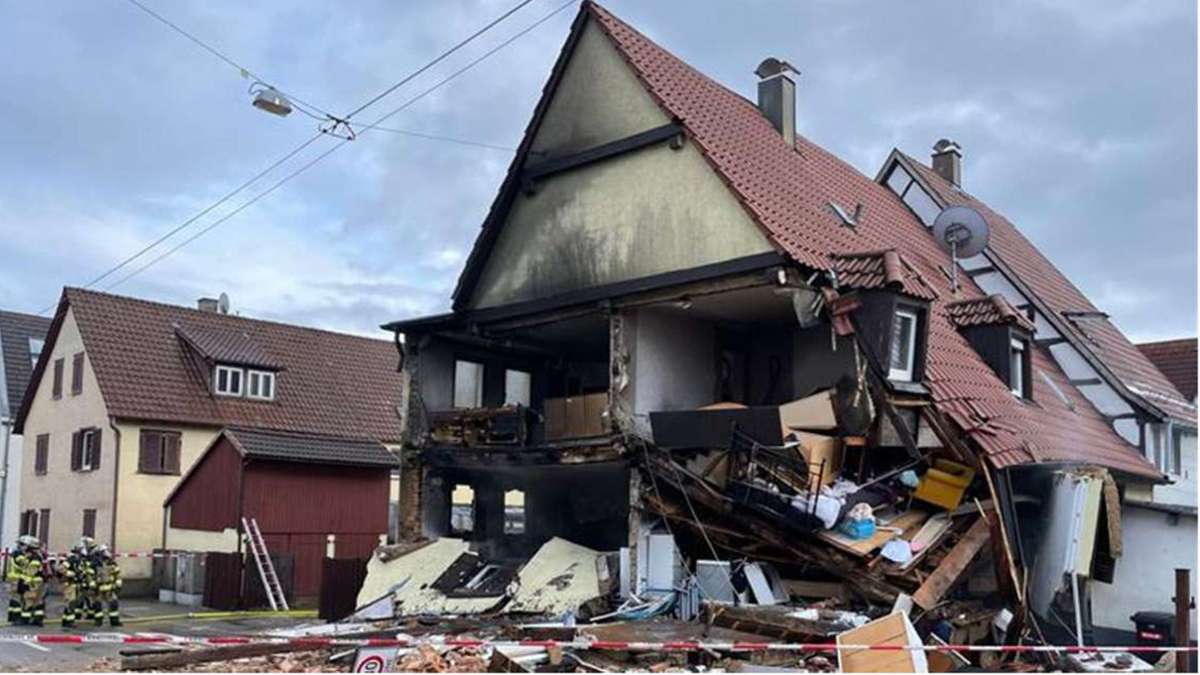 Explosion in Stuttgart-Vaihingen: Undichte Leitung ist gefunden